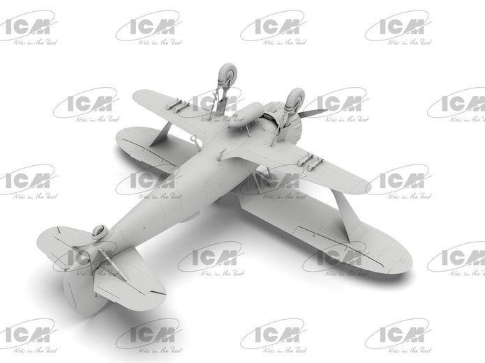 Hs 123A-1 (late) WWII German attack aircraft Scale 1:32 ICM32015 Plastic Model Aircraft Kit