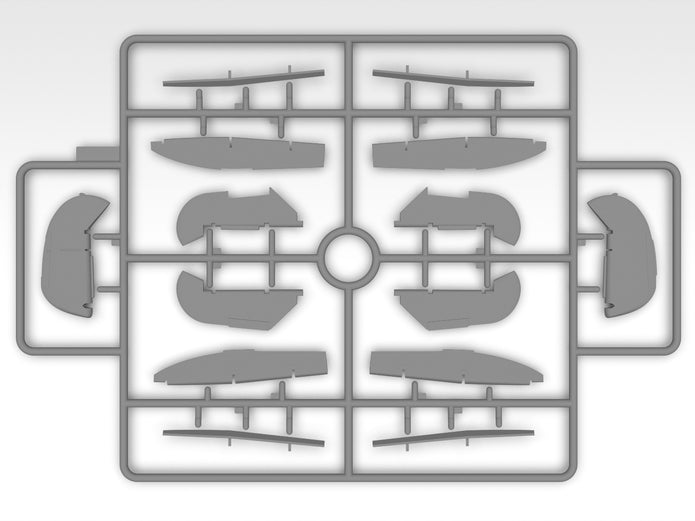 Hs 123A-1 (late) WWII German attack aircraft Scale 1:32 ICM32015 Plastic Model Aircraft Kit