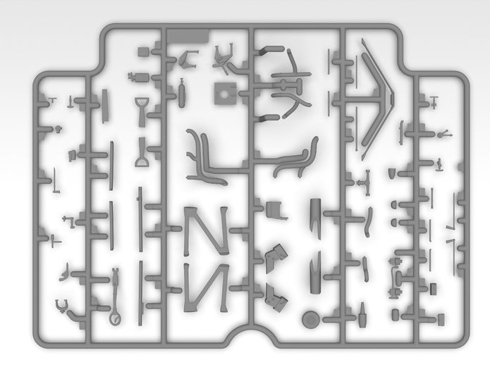 Hs 123A-1 (late) WWII German attack aircraft Scale 1:32 ICM32015 Plastic Model Aircraft Kit