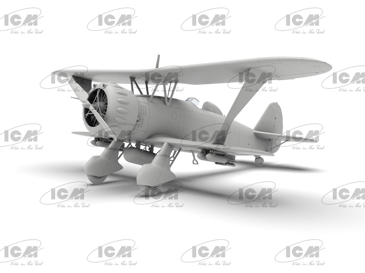 Hs 123A-1 (late) WWII German attack aircraft Scale 1:32 ICM32015 Plastic Model Aircraft Kit