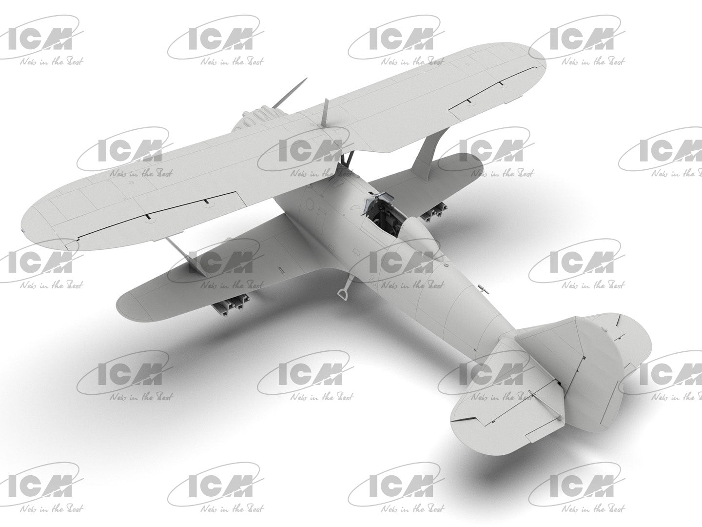 Hs 123A-1 (late) WWII German attack aircraft Scale 1:32 ICM32015 Plastic Model Aircraft Kit