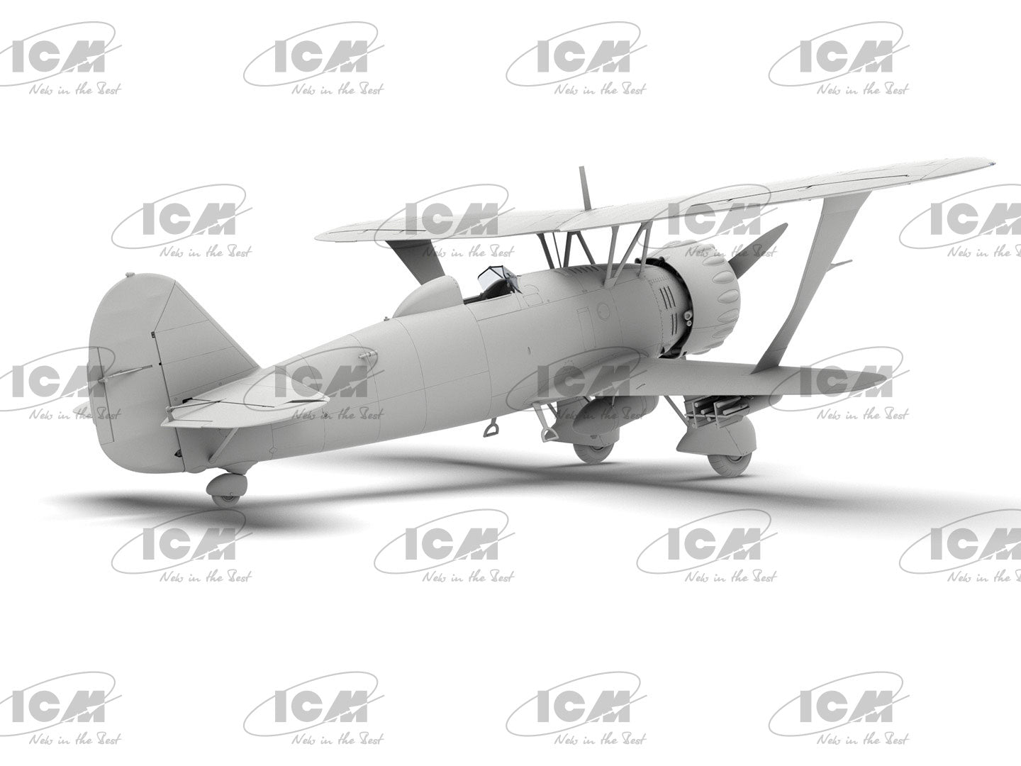 Hs 123A-1 (late) WWII German attack aircraft Scale 1:32 ICM32015 Plastic Model Aircraft Kit