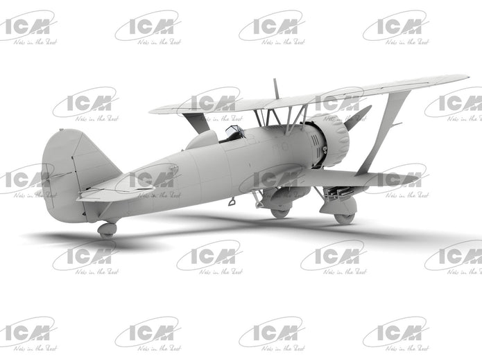 Hs 123A-1 (late) WWII German attack aircraft Scale 1:32 ICM32015 Plastic Model Aircraft Kit