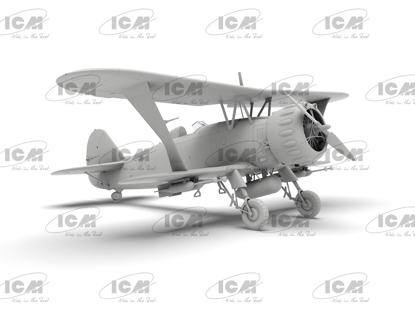 Hs 123A-1 (late) WWII German attack aircraft Scale 1:32 ICM32015 Plastic Model Aircraft Kit