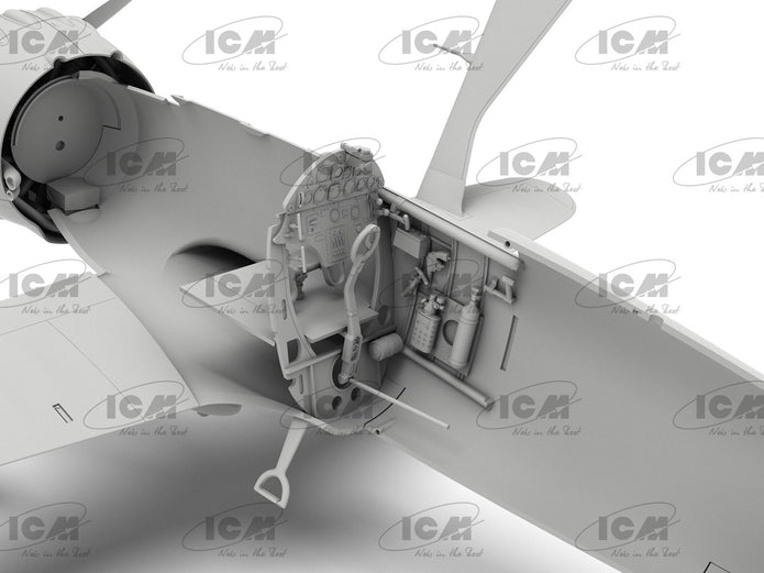 Hs 123A-1 (late) WWII German attack aircraft Scale 1:32 ICM32015 Plastic Model Aircraft Kit
