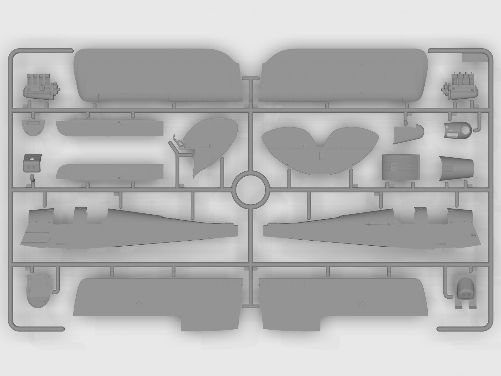 DH.82A Tiger Moth World Air Forces Scale 1:32 ICM32019 Plastic Model Aircraft Kit