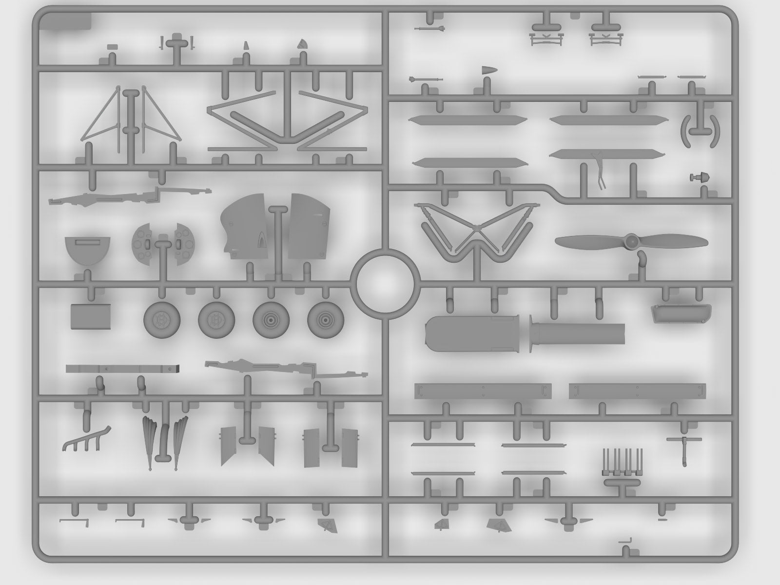 DH.82A Tiger Moth World Air Forces Scale 1:32 ICM32019 Plastic Model Aircraft Kit