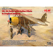 ICM 32025 model aircraft kit 1:32 CR. 42 Falco + Italian Pilots tropical uniform