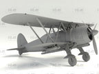 ICM 32025 model aircraft kit 1:32 CR. 42 Falco + Italian Pilots tropical uniform