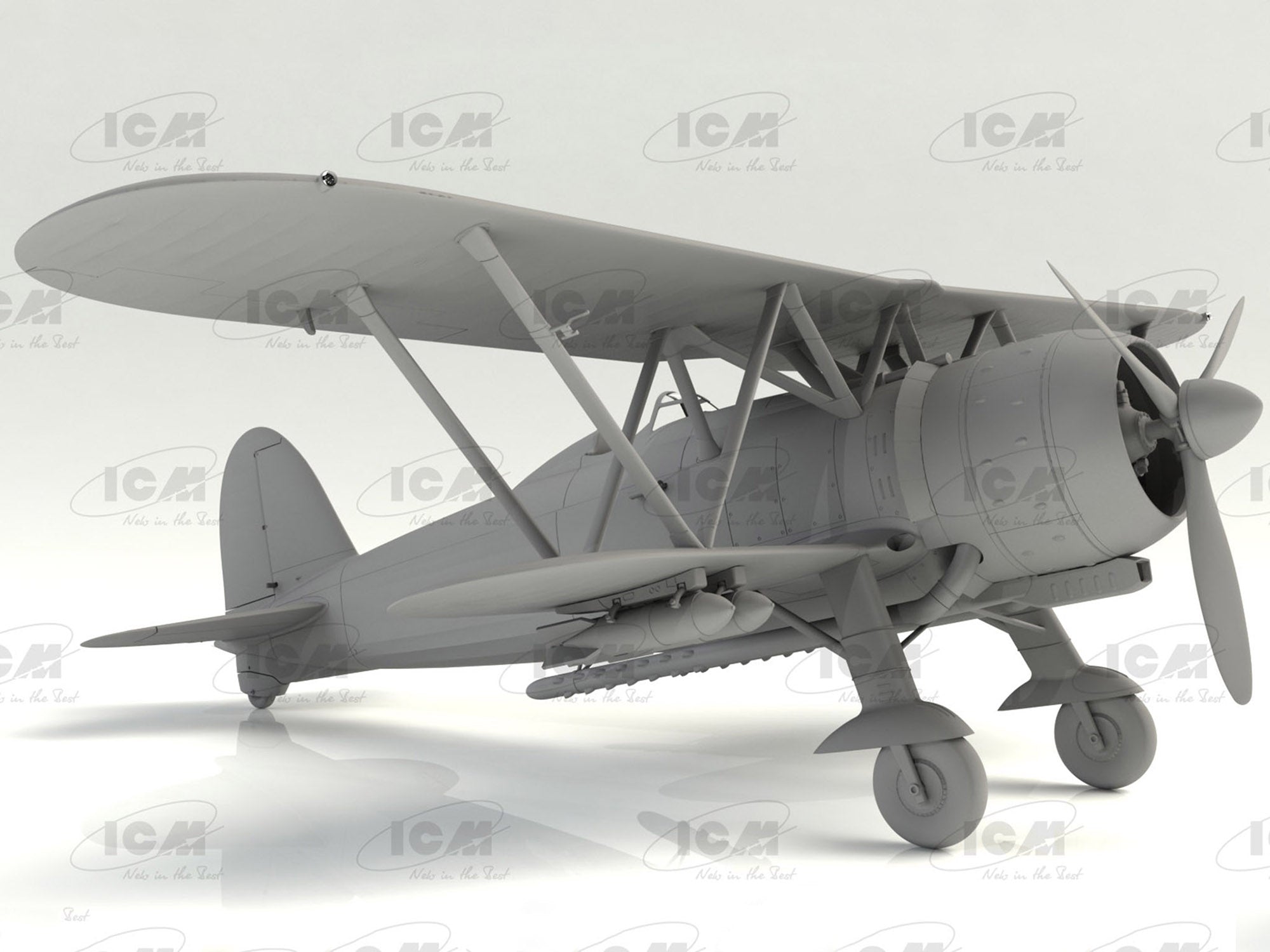 ICM 32025 model aircraft kit 1:32 CR. 42 Falco + Italian Pilots tropical uniform