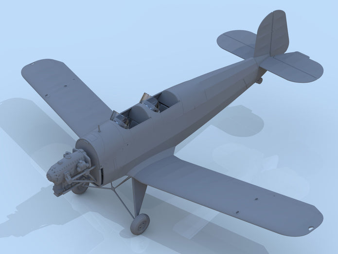 ICM 32030 Plastic model kit 1:32 Bucker Bu 131D, German training aircraft, WWII