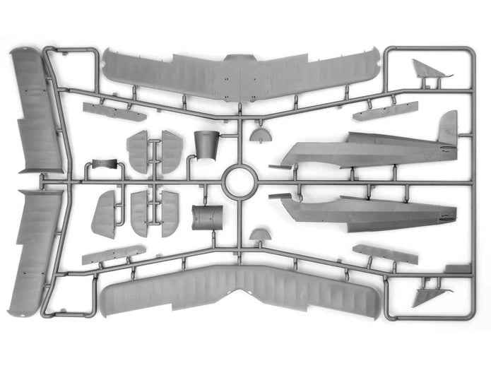 ICM 32031 Plastic model kit Scale 1:32 Bücker Bü 131B, German Training Aircraft