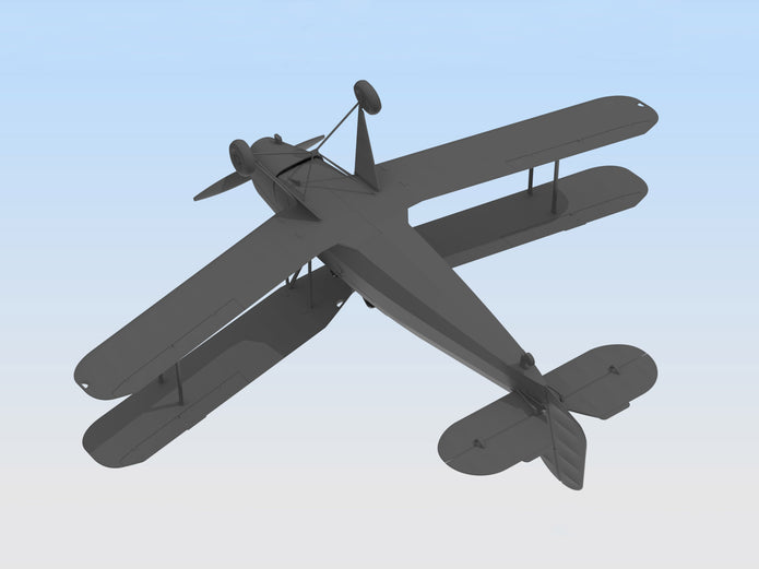 ICM 32031 Plastic model kit Scale 1:32 Bücker Bü 131B, German Training Aircraft