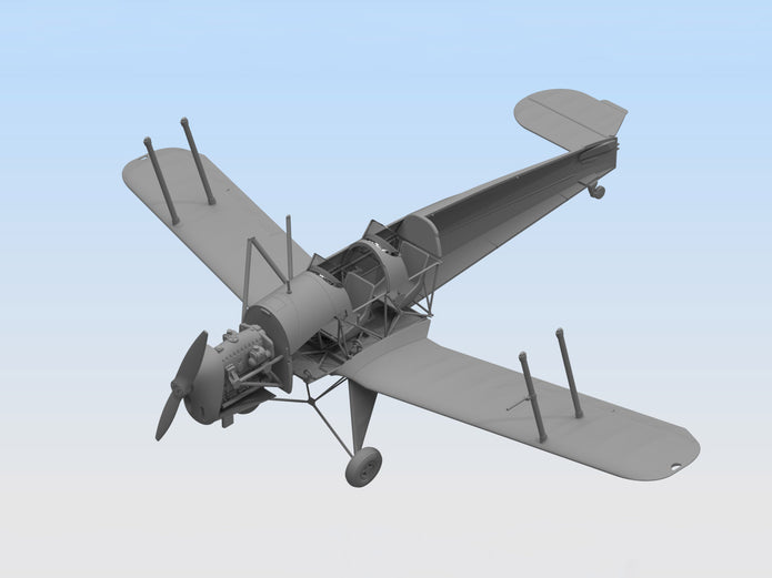 ICM 32031 Plastic model kit Scale 1:32 Bücker Bü 131B, German Training Aircraft