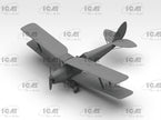 ICM 32037 Plastic model aircraft kit 1:32 DH.82А Tiger Moth with WWII RAF Cadets