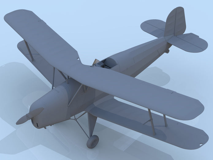 ICM 32039 WWII training biplanes Bü 131D, DH.82A Tiger Moth, Stearman PT-17 1/32