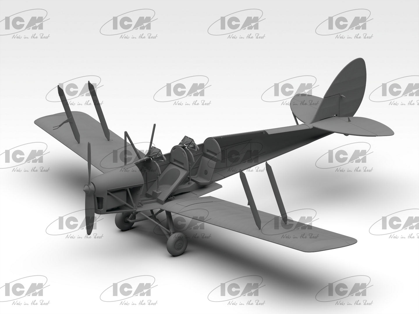 ICM 32039 WWII training biplanes Bü 131D, DH.82A Tiger Moth, Stearman PT-17 1/32