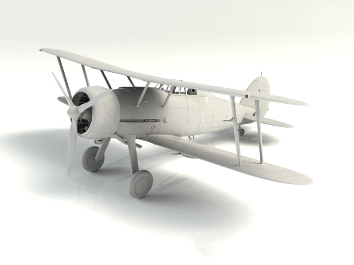 ICM 32041 Plastic model kit 1:32 Gloster Gladiator Mk.II (WWII British fighter)