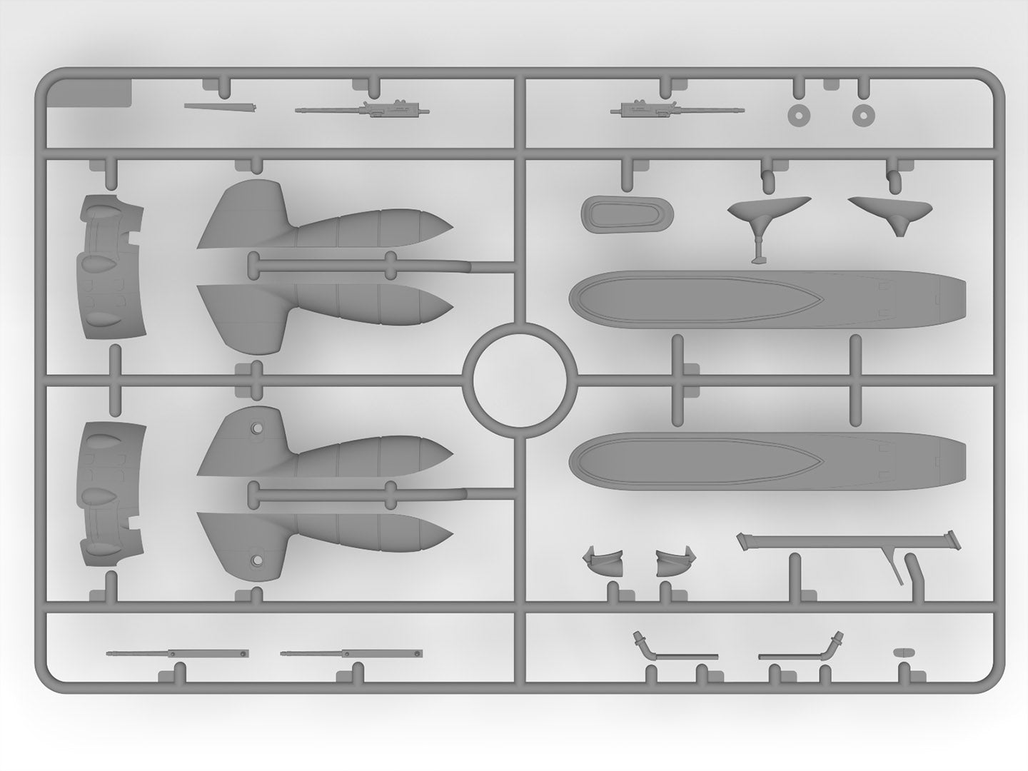 ICM 32044 Plastic model kit 1:32 J-8 Gladiator, Swedish World War II fighter