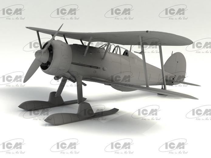 ICM 32044 Plastic model kit 1:32 J-8 Gladiator, Swedish World War II fighter