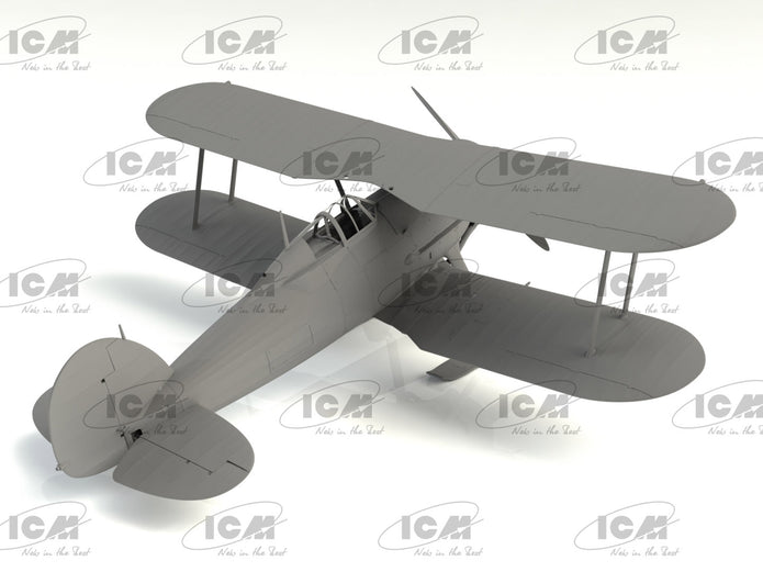 ICM 32044 Plastic model kit 1:32 J-8 Gladiator, Swedish World War II fighter
