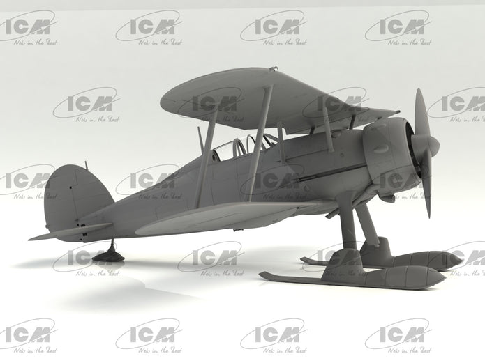 ICM 32044 Plastic model kit 1:32 J-8 Gladiator, Swedish World War II fighter