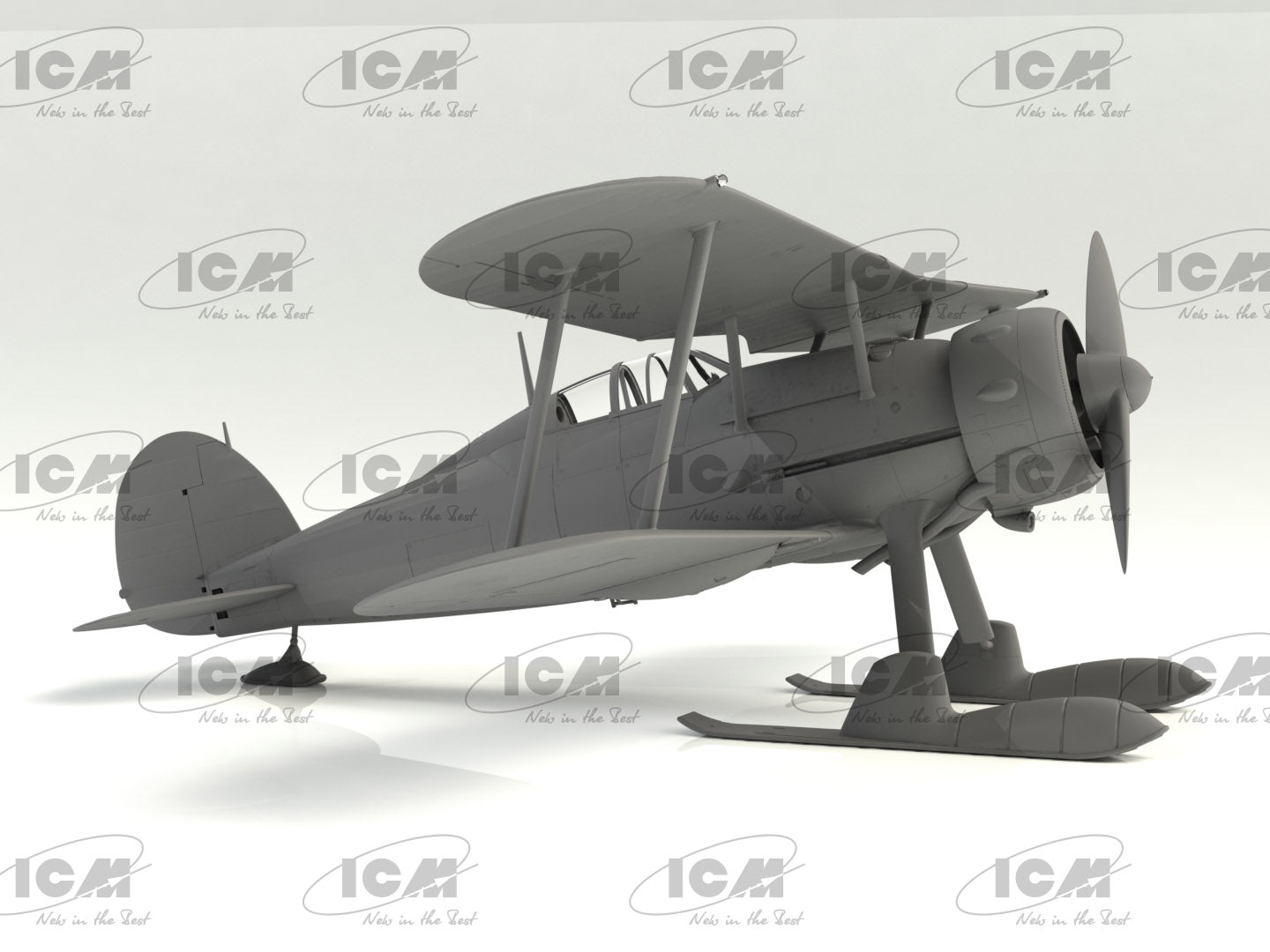 ICM 32044 Plastic model kit 1:32 J-8 Gladiator, Swedish World War II fighter