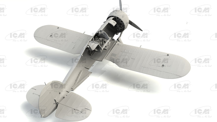 Gloster Sea Gladiator Mk.II With Royal Navy pilots ICM 32045 Scale Model 1:32