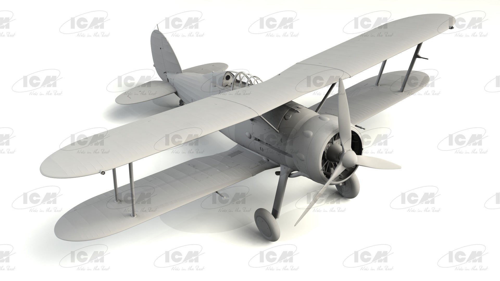 Gloster Sea Gladiator Mk.II With Royal Navy pilots ICM 32045 Scale Model 1:32