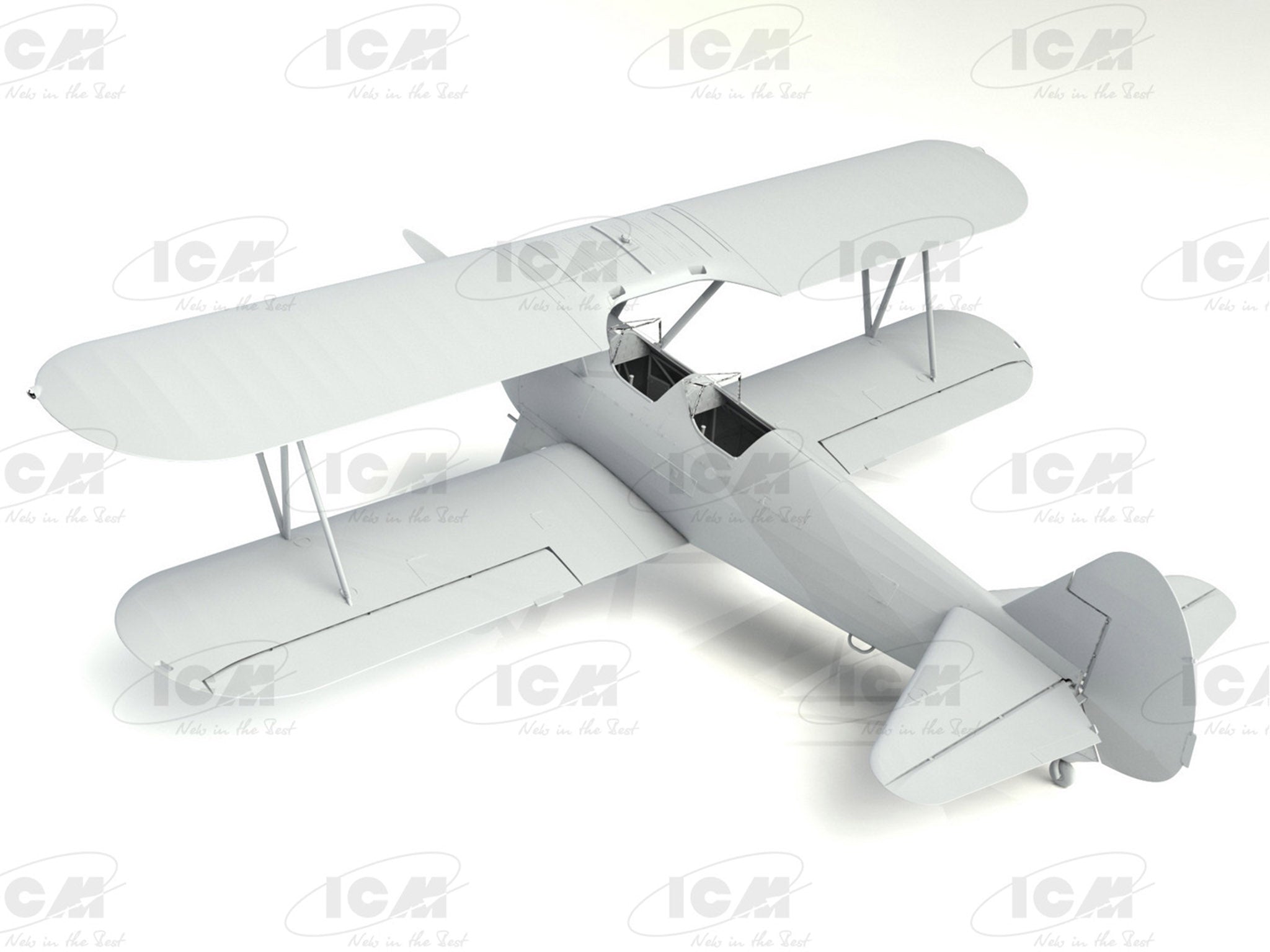 ICM 32050 Plastic model kit 1:32 Stearman PT-17/N2S-3 Kaydet (training aircraft)