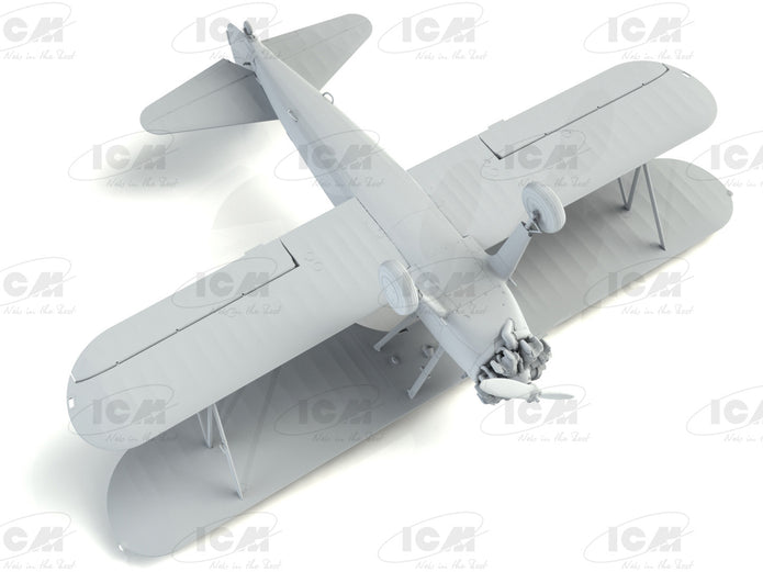 ICM 32050 Plastic model kit 1:32 Stearman PT-17/N2S-3 Kaydet (training aircraft)