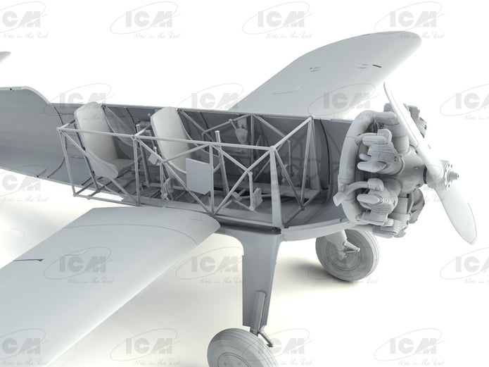 ICM 32050 Plastic model kit 1:32 Stearman PT-17/N2S-3 Kaydet (training aircraft)