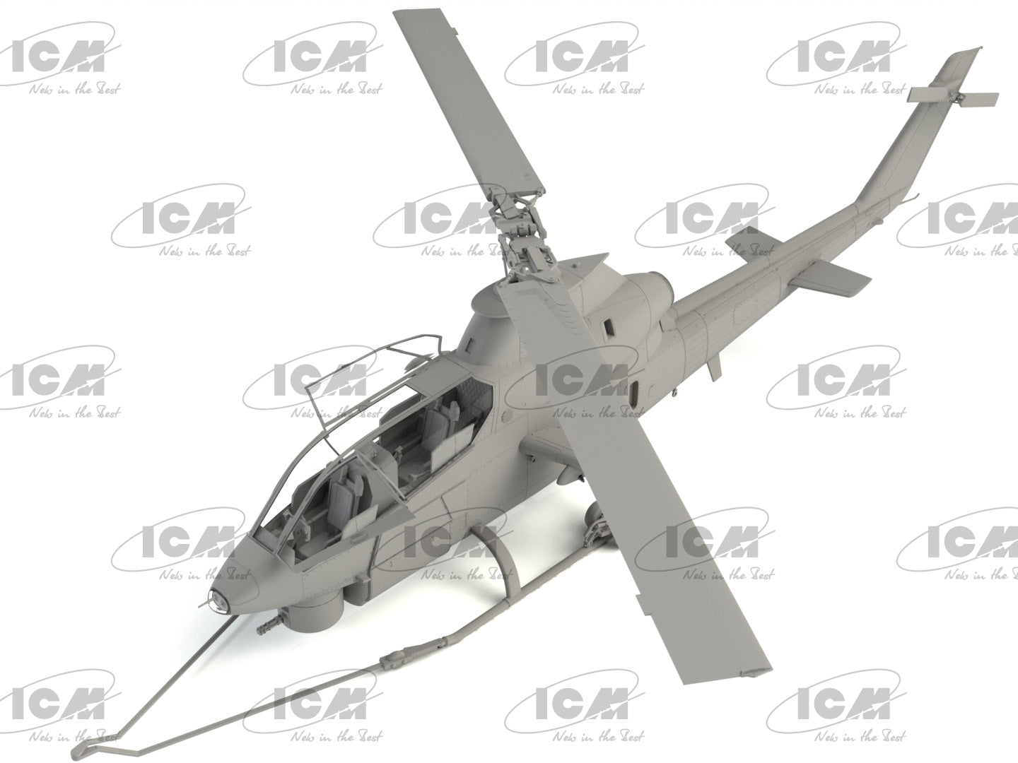 ICM 32060 Scale model kit 1:32 AH-1G Cobra US Attack Helicopter early production
