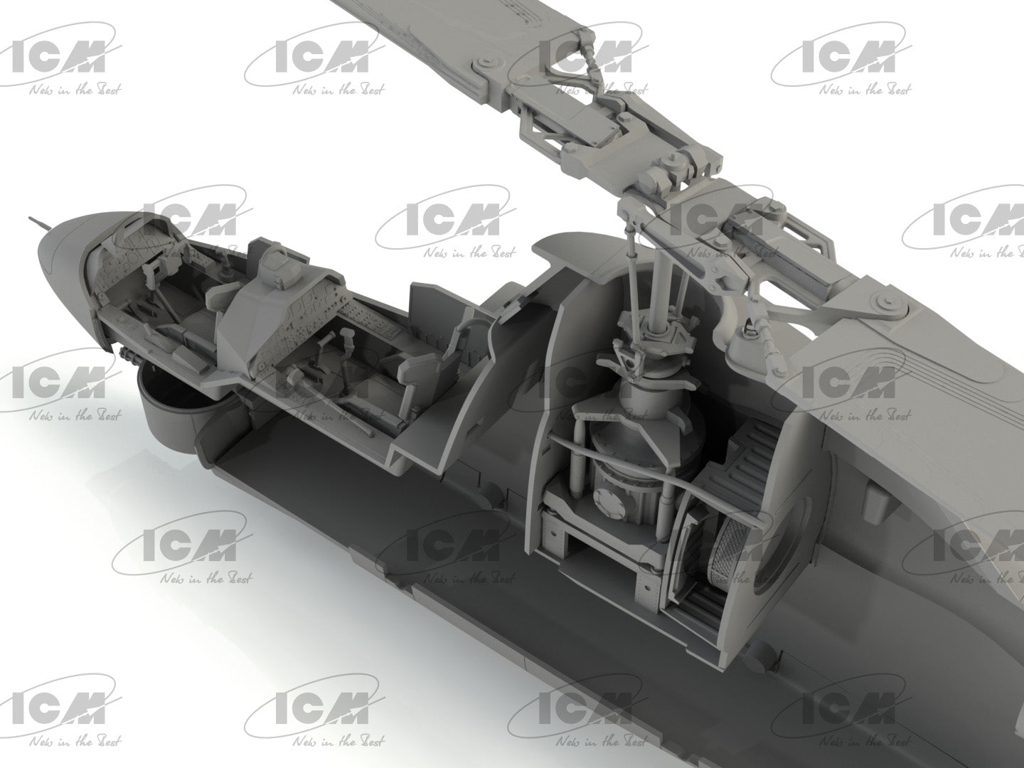 ICM 32060 Scale model kit 1:32 AH-1G Cobra US Attack Helicopter early production
