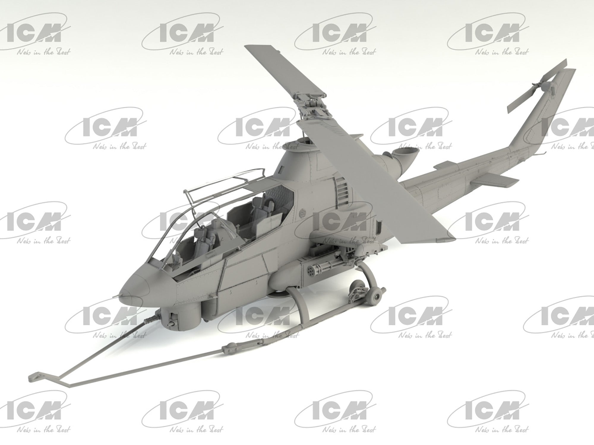 ICM 32061 Plastic model Helicopter kit 1:32 AH-1G Cobra US Attack Helicopter