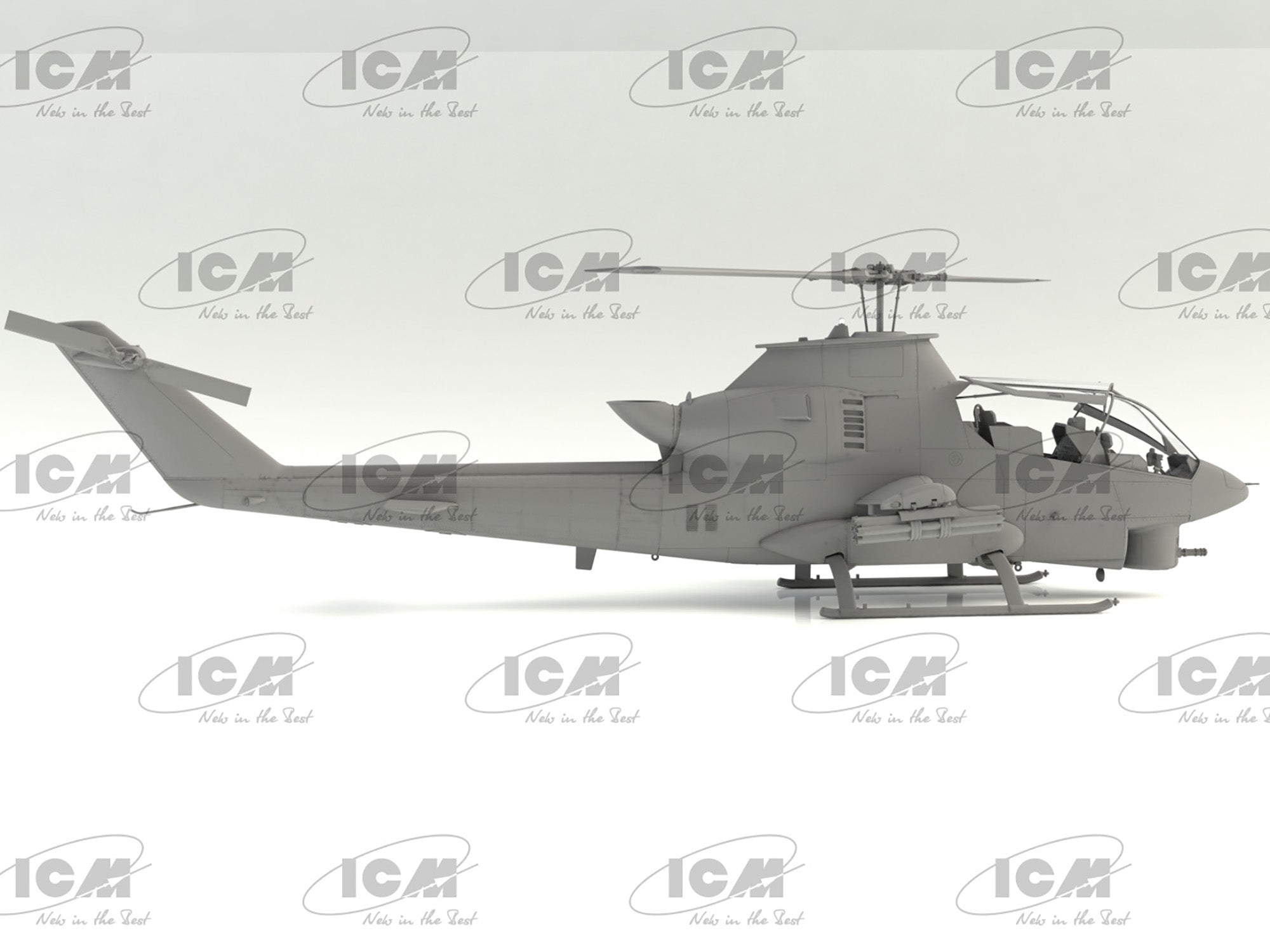 ICM 32061 Plastic model Helicopter kit 1:32 AH-1G Cobra US Attack Helicopter