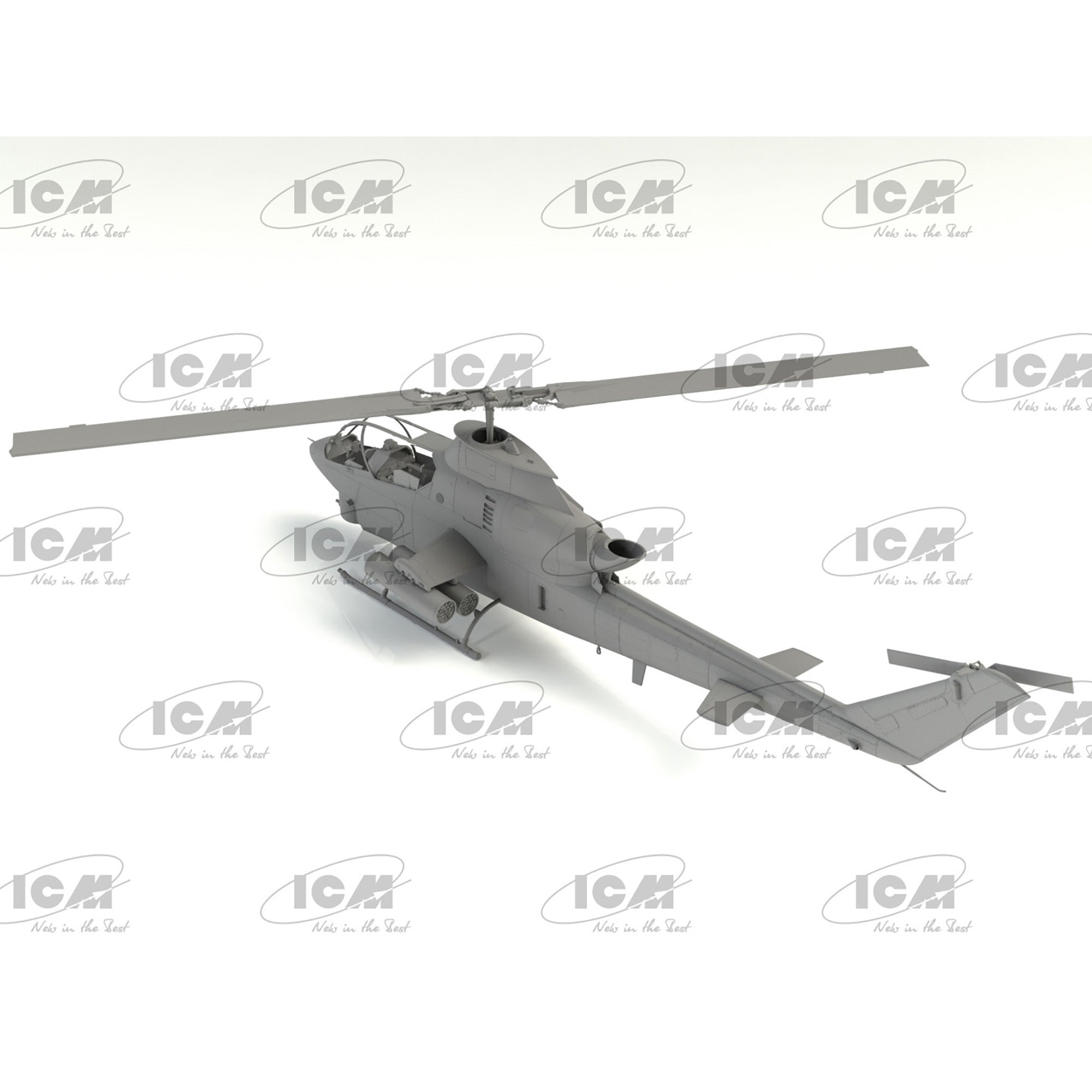 ICM 32062 Plastic model kit Scale 1:32 AH-1G Vietnam War US Helicopter Pilots