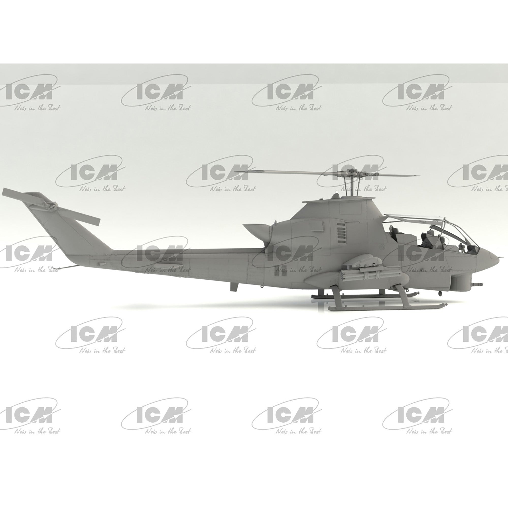 ICM 32062 Plastic model kit Scale 1:32 AH-1G Vietnam War US Helicopter Pilots