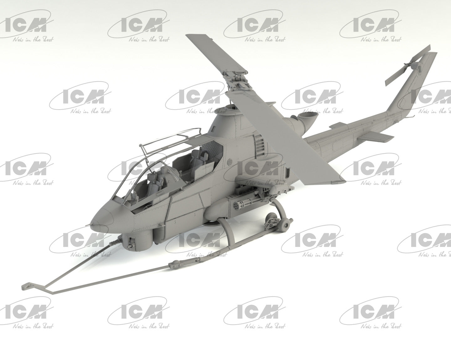 ICM 32063 Plastic model helicopter kit Scale 1:32 AH-1G 