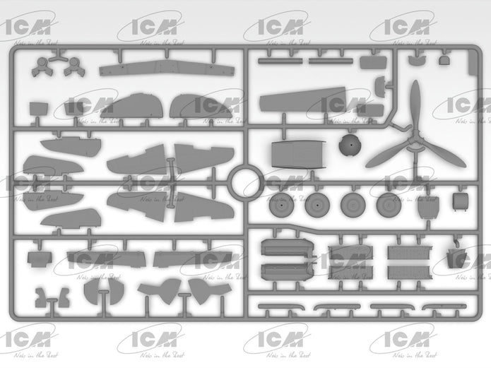 ICM 32090 Plastic model aircraft kit Scale 1:32 Yak-9T WWIII Soviet fighter