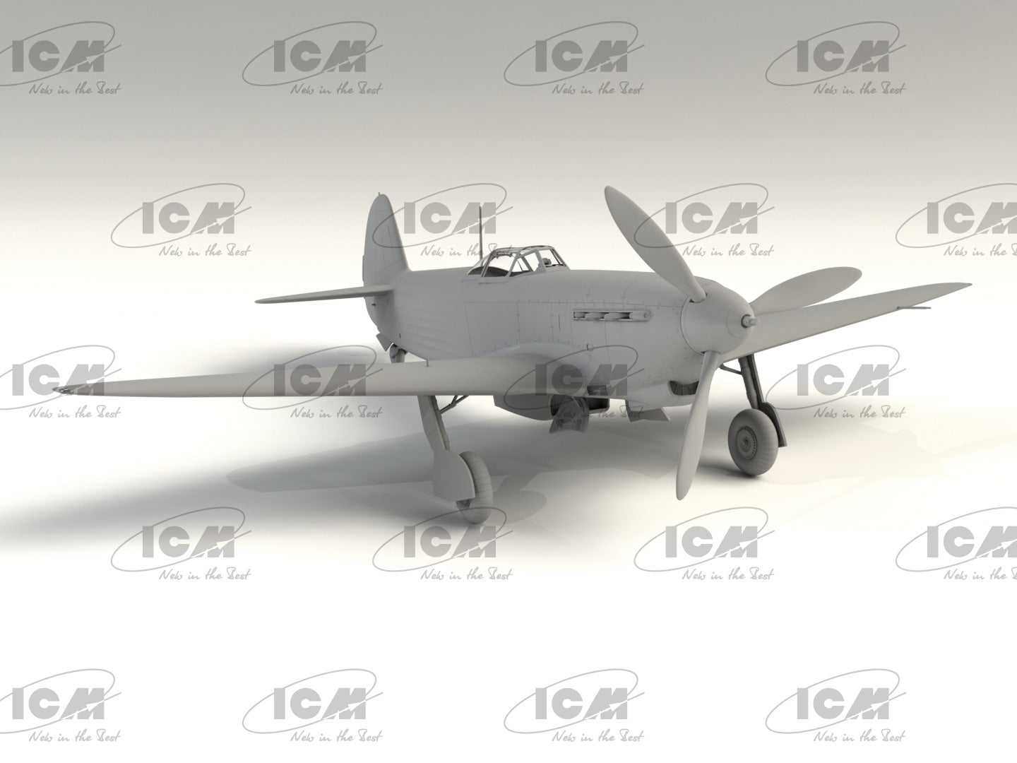 ICM 32090 Plastic model aircraft kit Scale 1:32 Yak-9T WWIII Soviet fighter