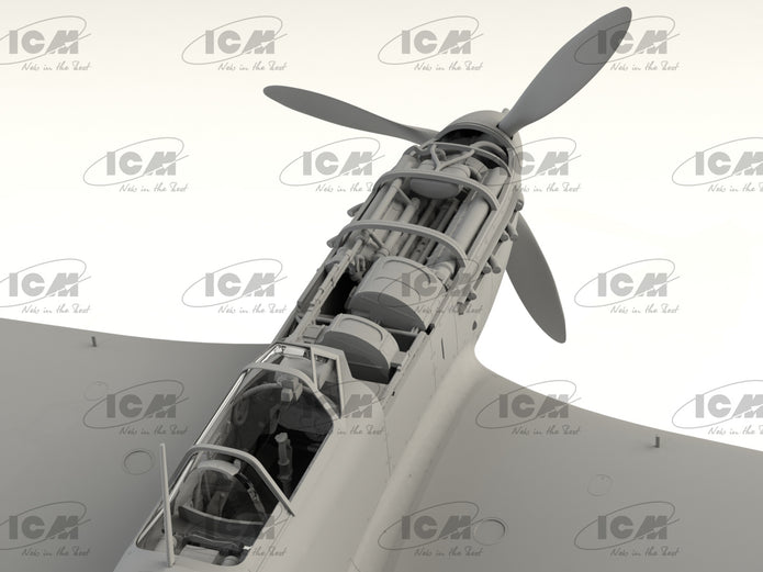ICM 32090 Plastic model aircraft kit Scale 1:32 Yak-9T WWIII Soviet fighter