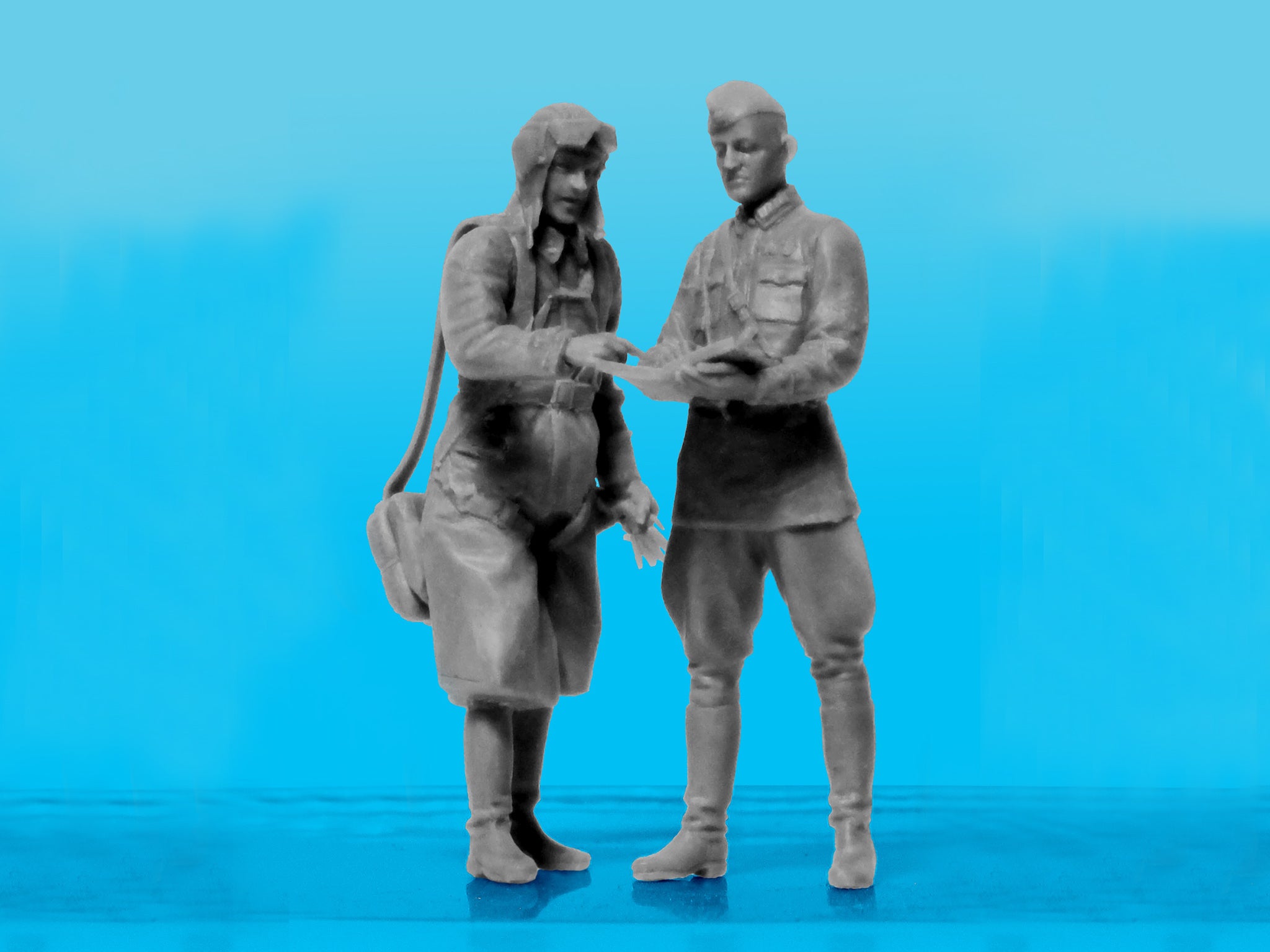 ICM 32102 Plastic model kit 1:32 VVS RKKA Pilots 1939-1942 model plastic kit