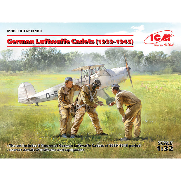 ICM 32103 Plastic model kit Scale 1:32 German Luftwaffe Cadets (1939-1945)