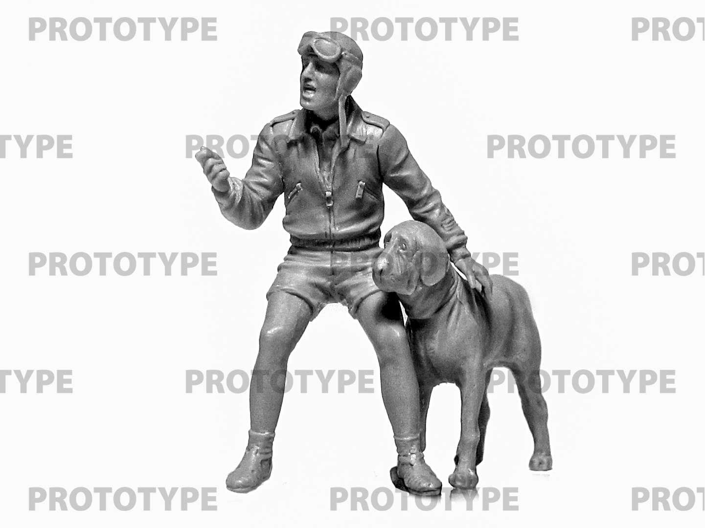 ICM 32110 Plastic model kit 1:32 Italian Pilots in Tropical Uniform (1939-1943)