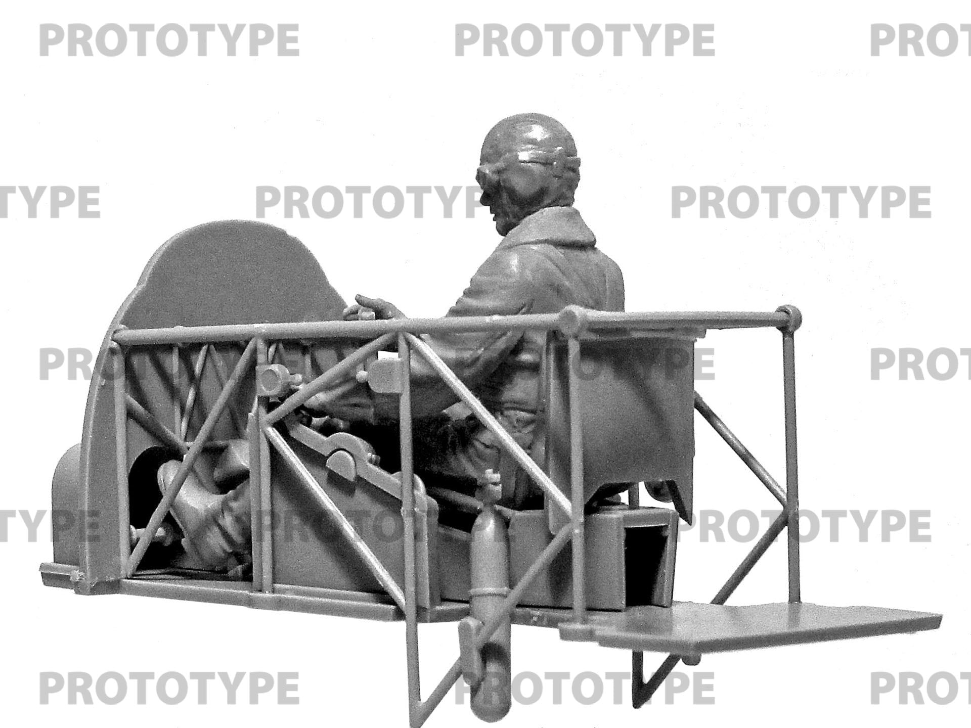 WWII Axis Pilots in the cockpit
German, Italian, Japanese Scale 1:32 ICM32111 Plastic Model Figures Kit