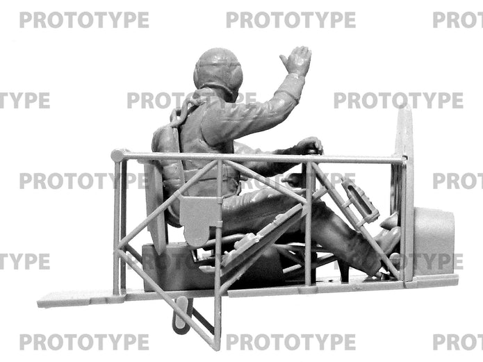 WWII Axis Pilots in the cockpit
German, Italian, Japanese Scale 1:32 ICM32111 Plastic Model Figures Kit