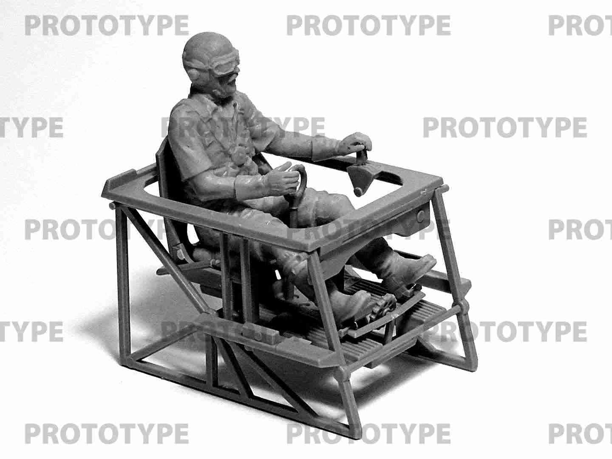 ICM 32112 Plastic model Scale 1:32 WWII Allies Pilots in the cockpit 3 figures