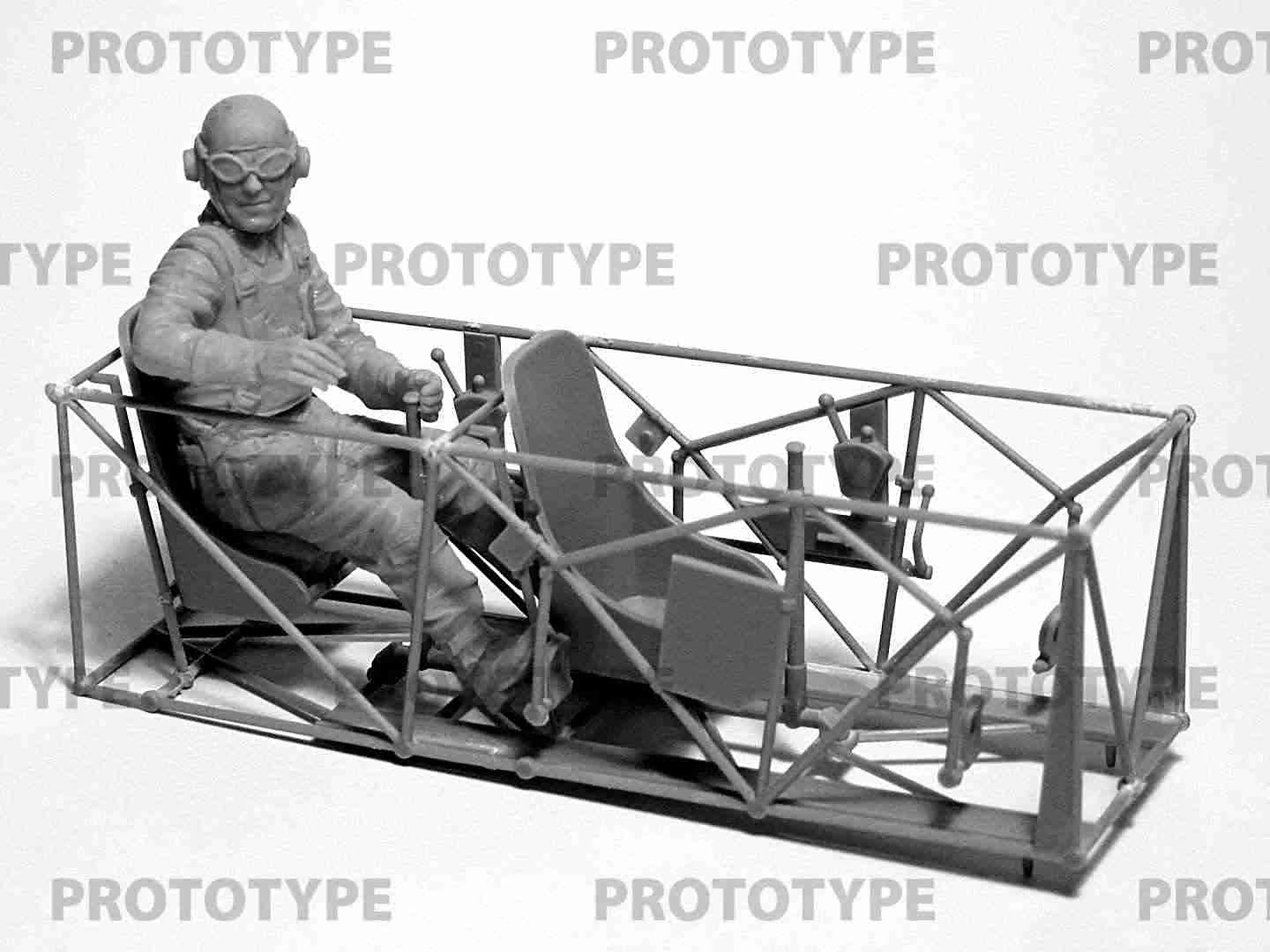 ICM 32112 Plastic model Scale 1:32 WWII Allies Pilots in the cockpit 3 figures