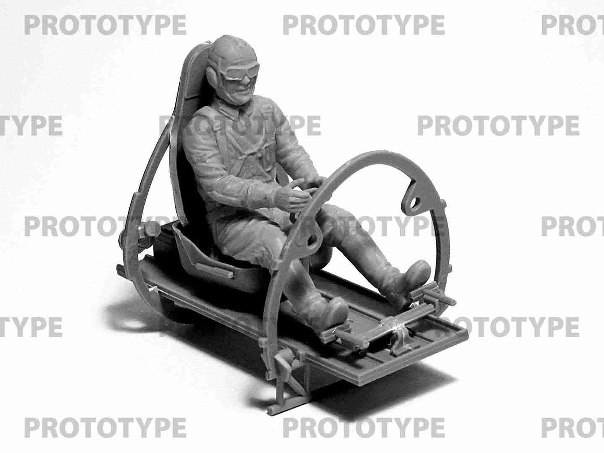 ICM 32112 Plastic model Scale 1:32 WWII Allies Pilots in the cockpit 3 figures